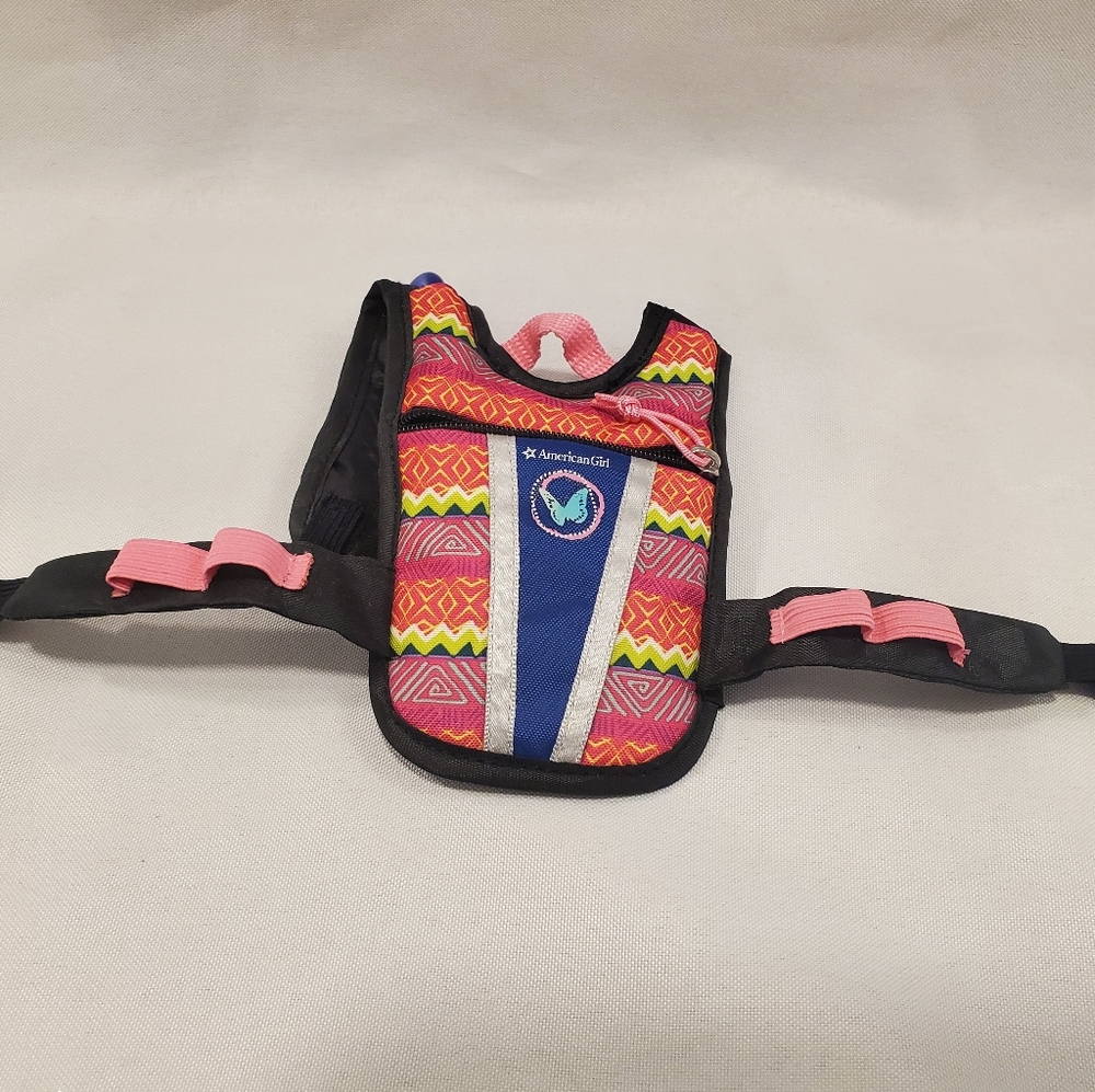 American Girl 18" Doll Retired Lea Rainforest Hiking Accessories Backpack ONLY
